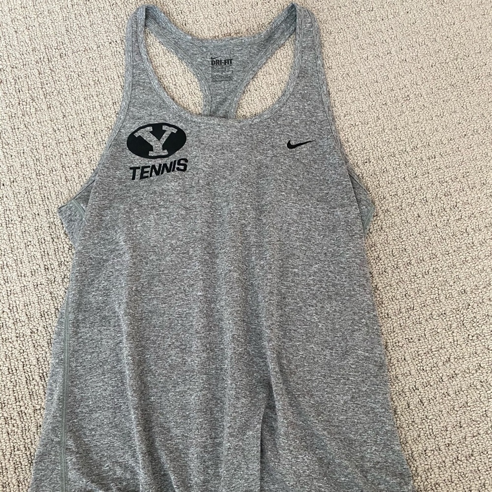 Gray Nike BYU Tank